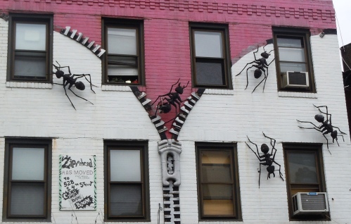 Giant ants in South Street